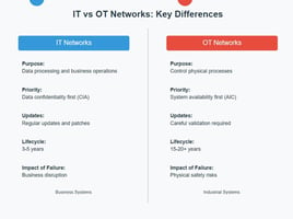 IT vs OT Networks: Key Differences in Modern Industrial Systems image